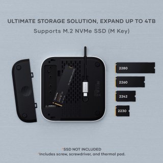 Satechi USB-C Stand Hub with SSD - Mac Mini M4 (2024)