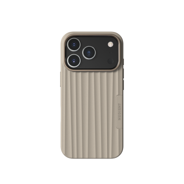 Nudient Bold MagSafe Case - iPhone 17 Pro - Linen Beige