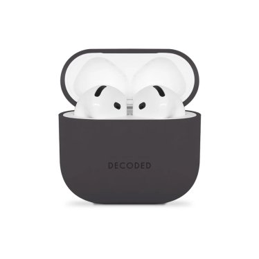 Decoded Silicone AirCase - AirPods 4 (2024) - Charcoal