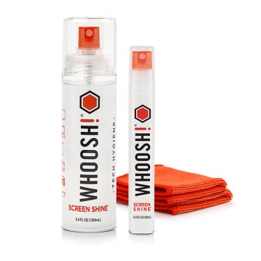 Whoosh! Screen Shine Duo - Spray 100ml/8ml + Microfiber Cloth