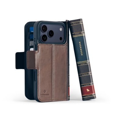 TwelveSouth BookBook - iPhone 17 Pro - Brown