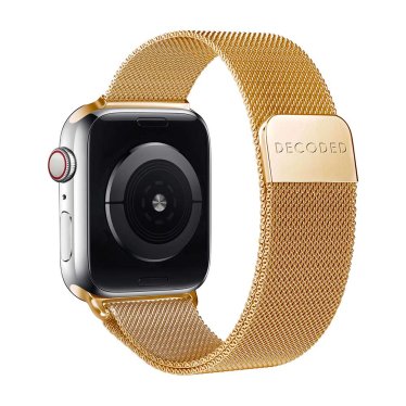 Decoded Milan Traction Strap - Apple Watch 44/45/49mm - Gold