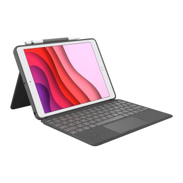 @Logitech Combo Touch - iPad 10.2" (2019 - 2021) - Black