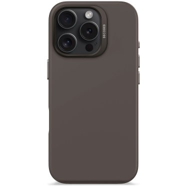 Decoded Anti-Microbial Silicone Backcover - iPhone 15 Pro - Charcoal