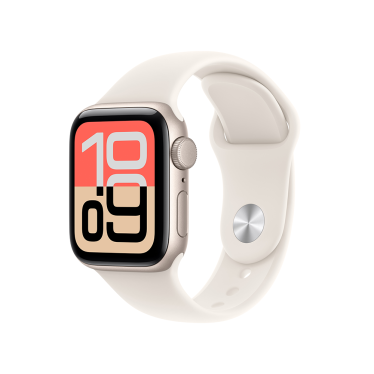 Apple Watch SE 3 - 40mm - Starlight Aluminium - Starlight Sport Band - M/L
