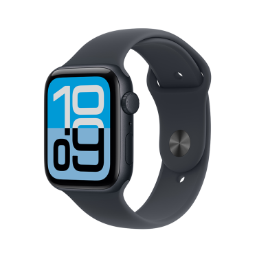 Apple Watch SE 3 - 44mm - Midnight Aluminium - Midnight Sport Band - S/M
