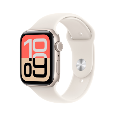 Apple Watch SE 3 Cellular - 44mm - Starlight Aluminium - Starlight Sport Band - S/M