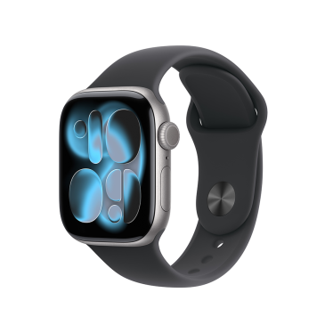 Apple Watch S11 - 42mm - Space Grey Aluminium - Black Sport Band - M/L