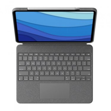 [Open Box] Logitech Combo Touch - iPad Pro 12.9" (2021 - 2022) - Oxford Grey