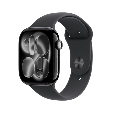 [Open Box] Apple Watch S11 - 46mm - Jet Black Aluminium - Black Sport Band - M/L
