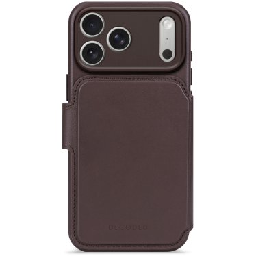 Decoded Leather Detachable Wallet - iPhone 17 Pro Max - Chocolate Brown