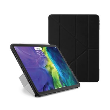 !Pipetto Origami Case (TPU) - iPad Air 10.9" (2020/2022) / iPad Air 11" (2024/2025) - Black