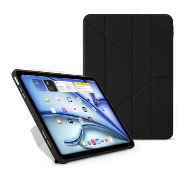 Pipetto Origami Case - iPad Air 10.9" (2020/2022) / iPad Air 11" (2024/2025) - Black