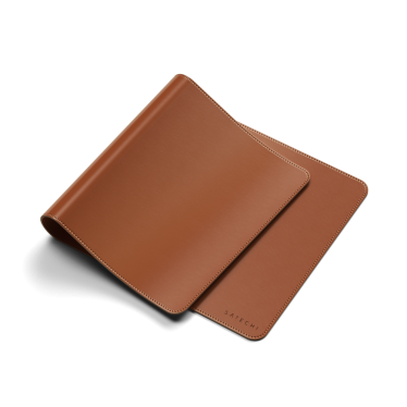 Satechi Premium Vegan Leather Desk Mat - Brown