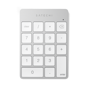 @Satechi Slim Wireless Keypad - USB-C - Silver