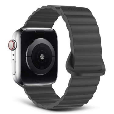 Decoded Silicone Traction Loop Strap Lite - Apple Watch 44/45/49mm - Black