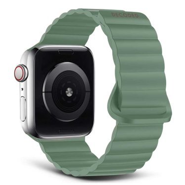 Decoded Silicone Traction Loop Strap Lite - Apple Watch 44/45/49mm - Sage Leaf Green