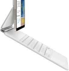 iPad Air met een Magic Keyboard eraan vast